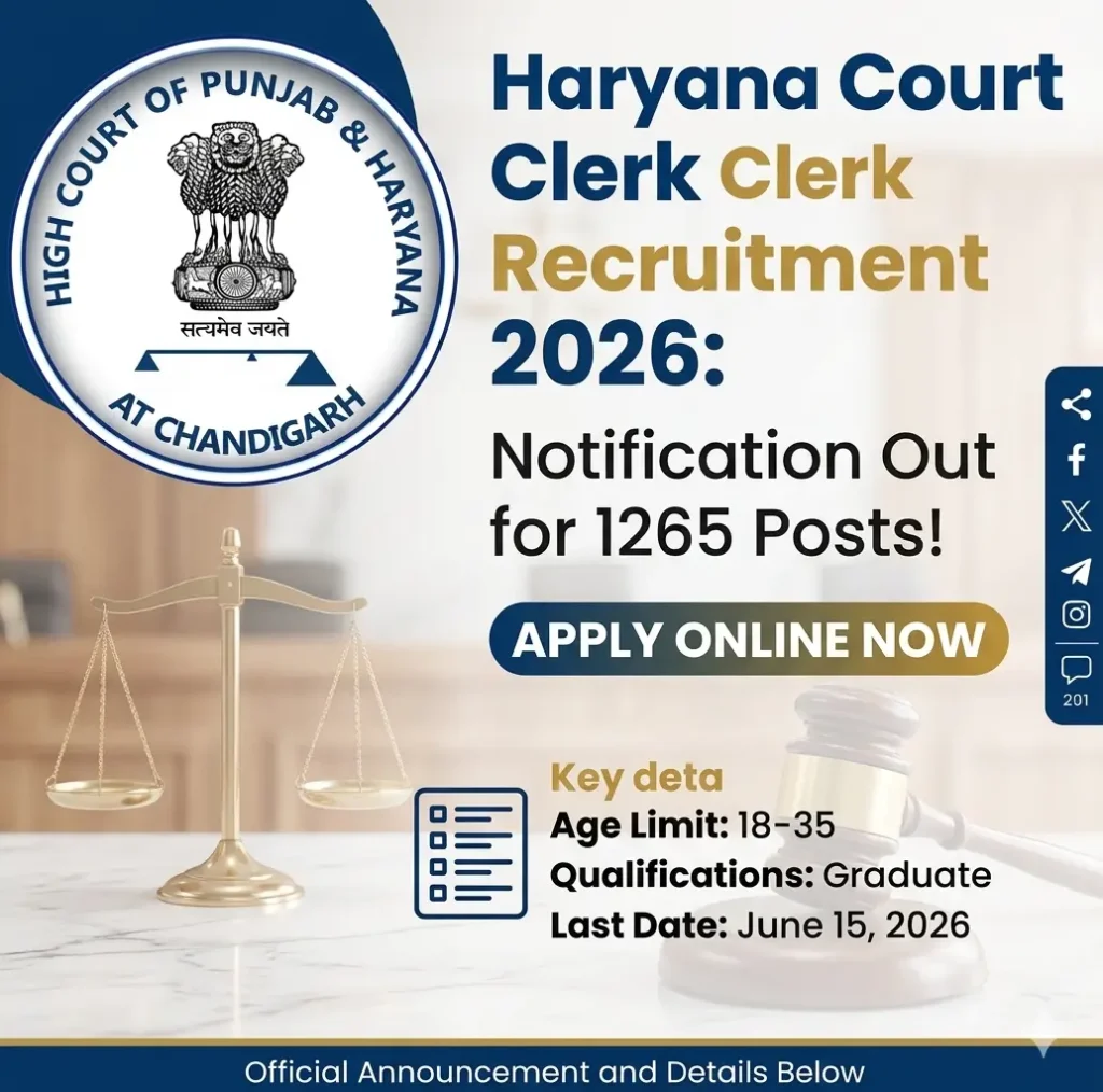 haryana-court-clerk-recruitment-2026