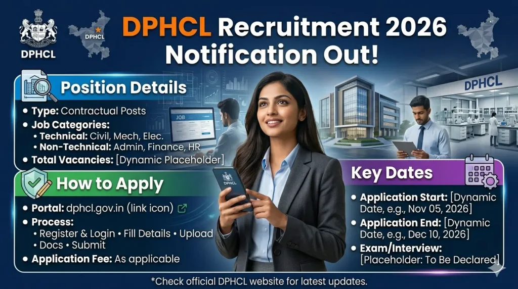 DPHCL Recruitment 2026 Notification Out – Apply for Technical & Non-Technical Contractual Posts